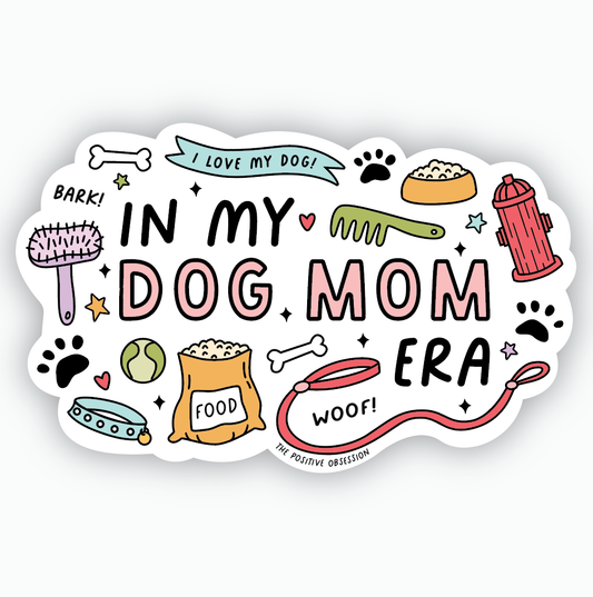 Dog Mom Era Vinyl Sticker