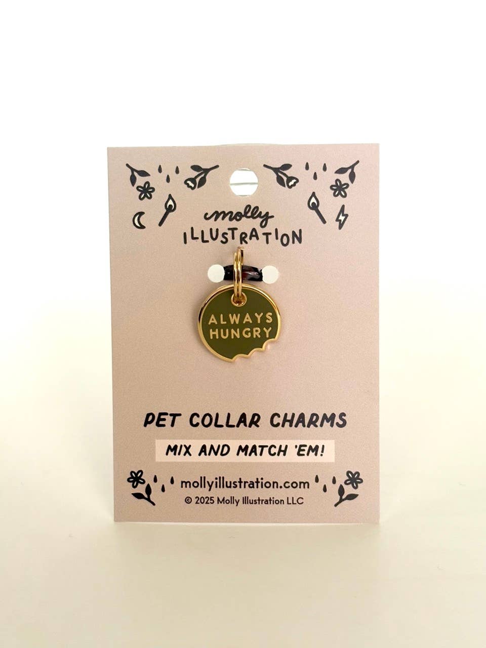 Always Hungry Pet Collar Charm