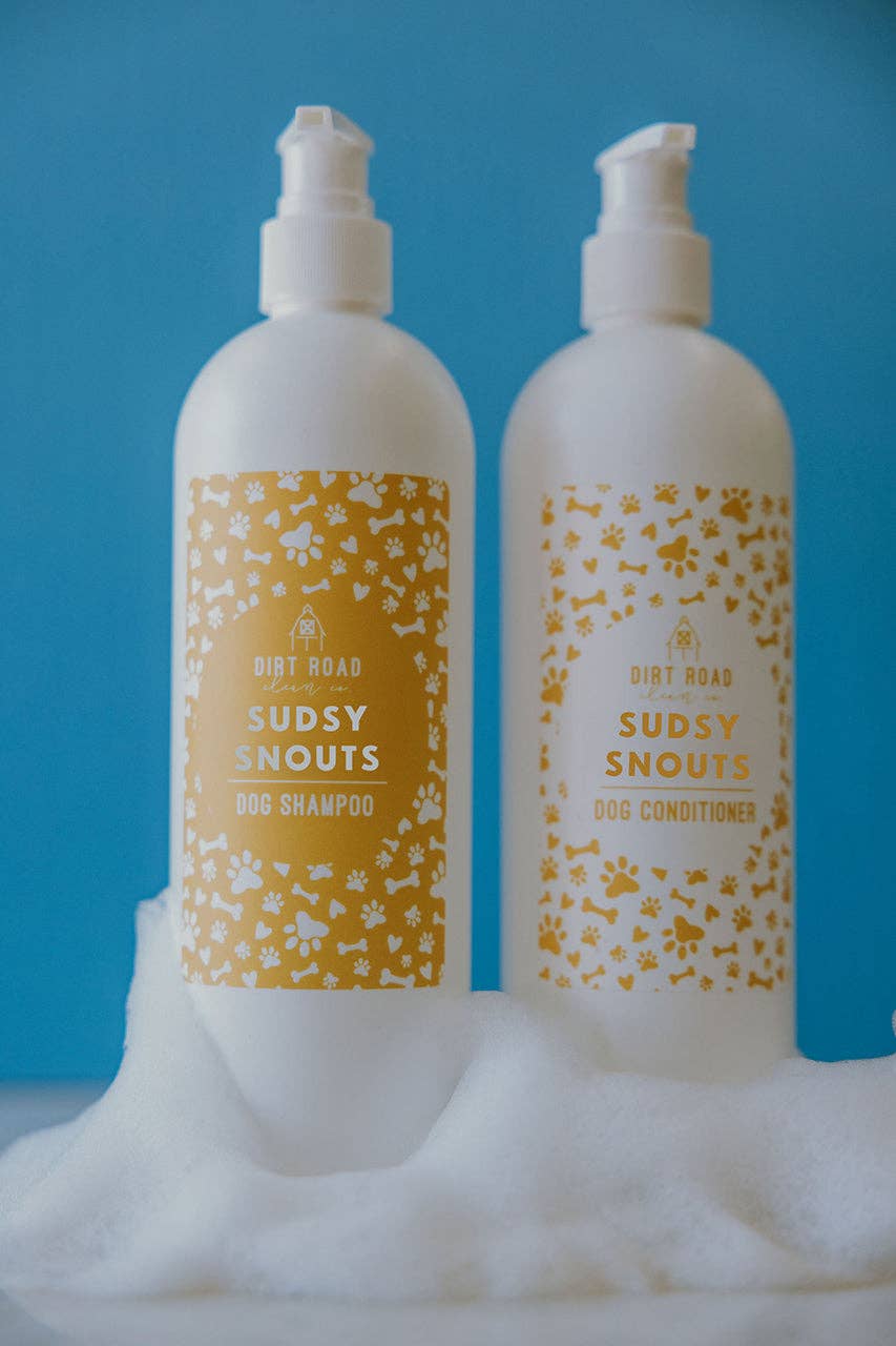 Sudsy Snouts Gentle Dog Shampoo
