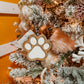 Wood Paw Ornament