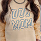 Embroidered Dog Mom Sweatshirt