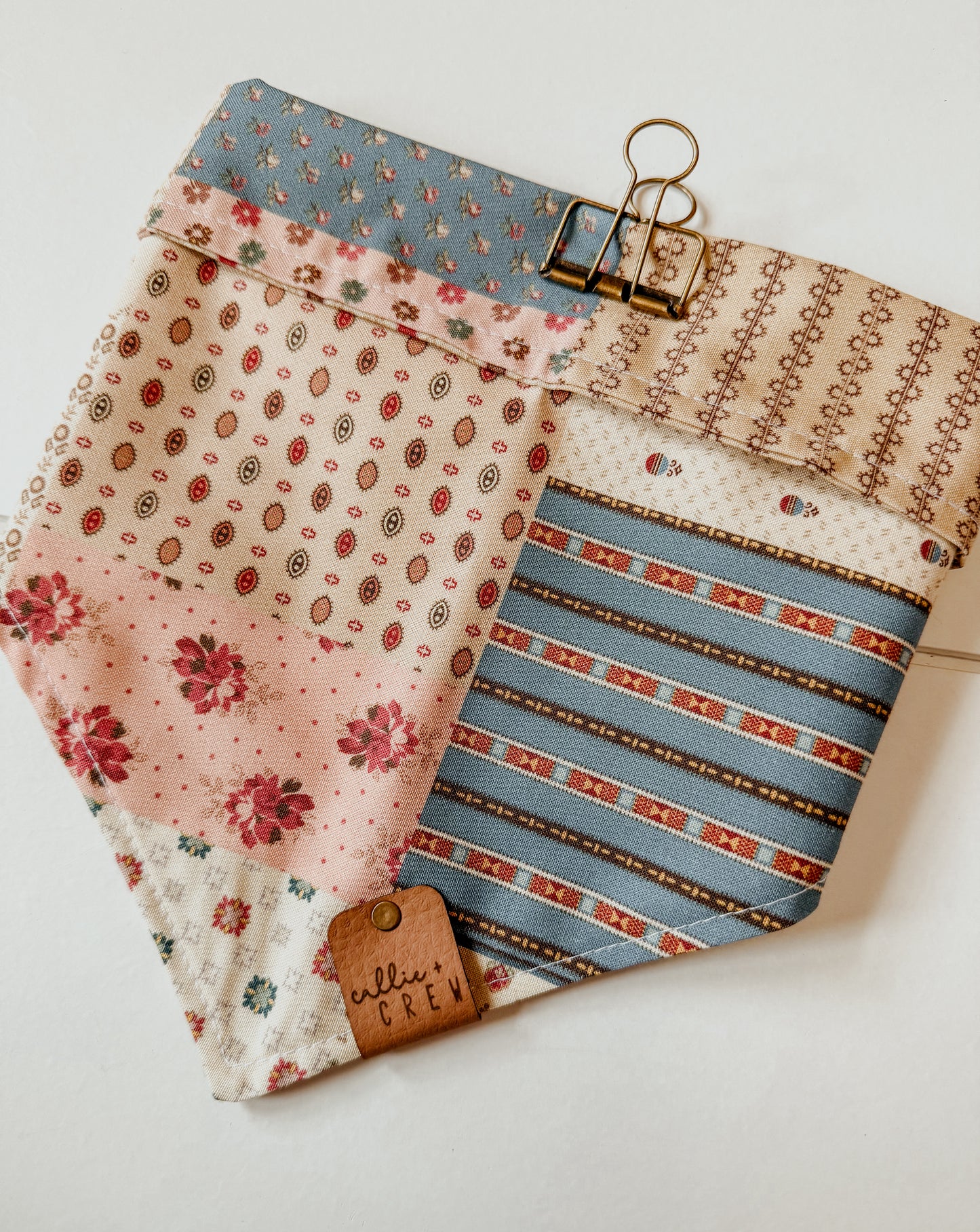 Muted Patchwork Bandana