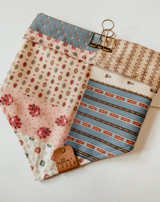 Muted Patchwork Bandana