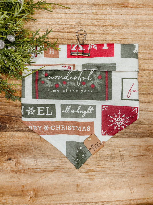 Santa Stamp Bandana