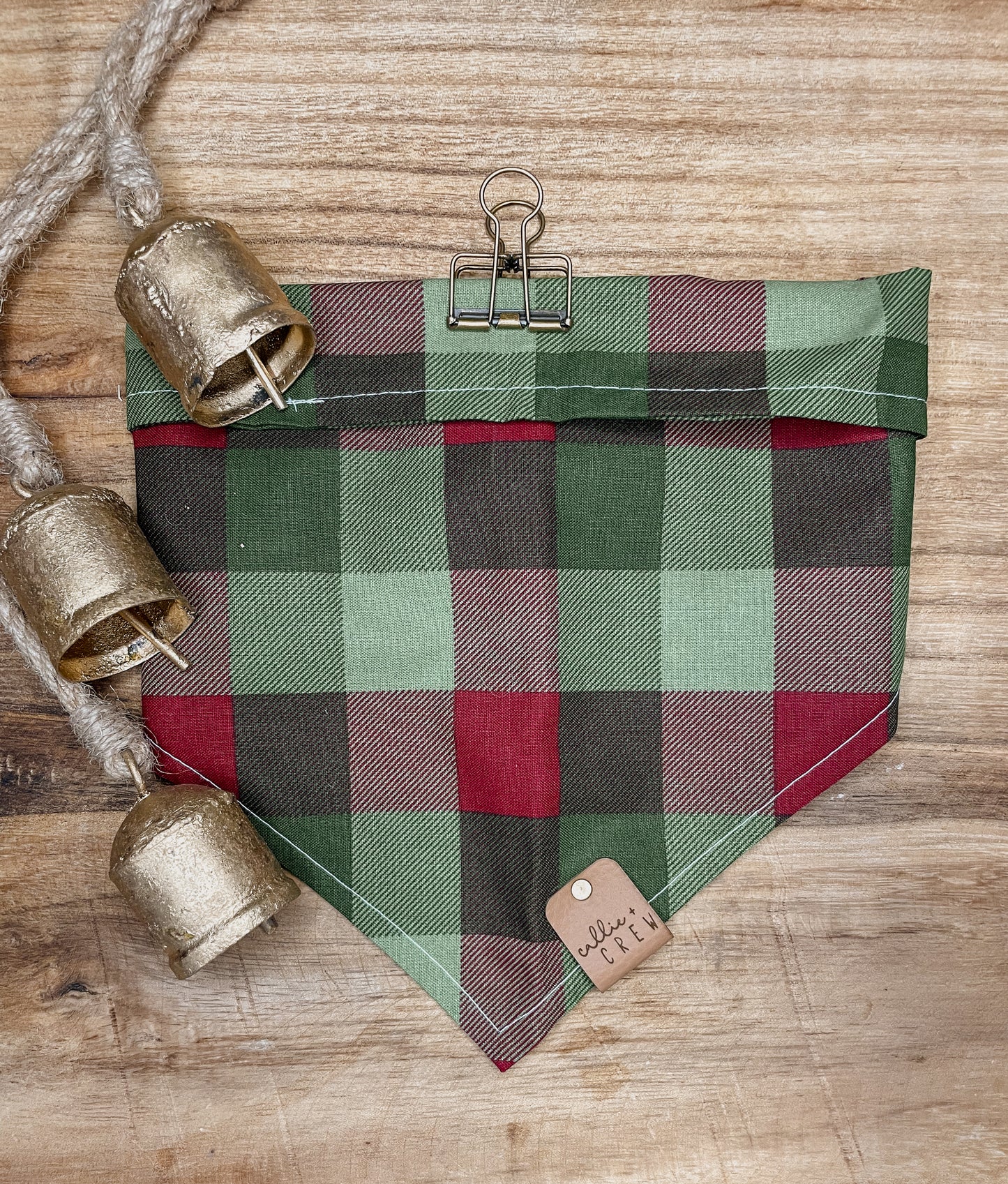 Evergreen Plaid Bandana