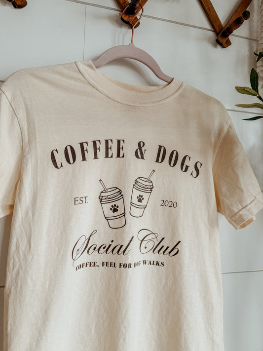 Coffee & Dogs Social Club T-Shirt