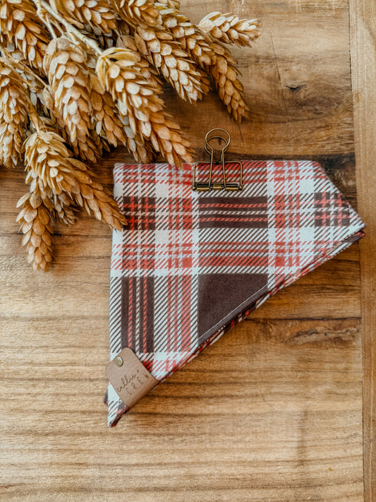 Vintage Plaid Bandana