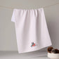 Merry Frenchie Tea Towel