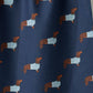 Coastal Dachshund Tea Towel
