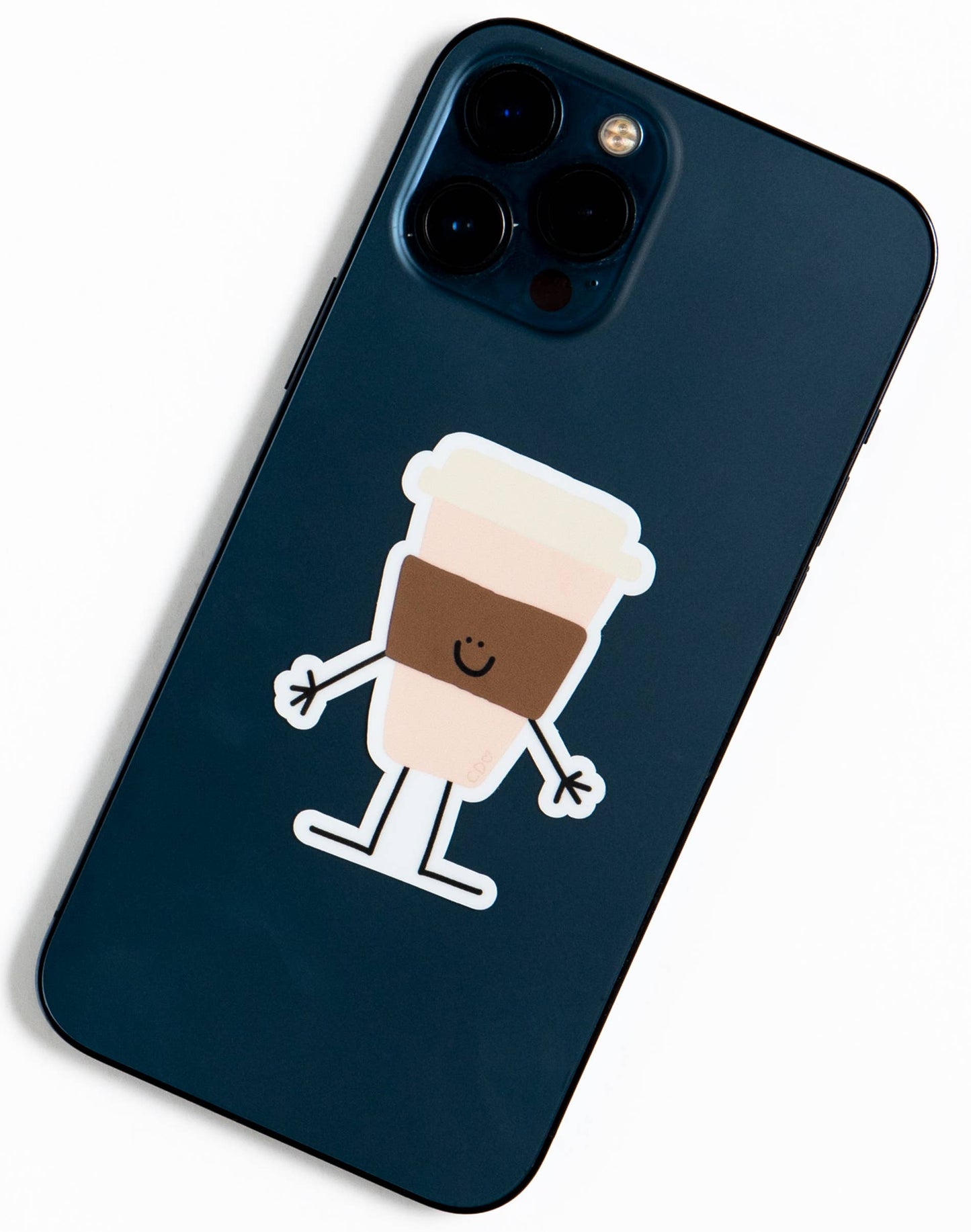 Coffee Doodle Decal Sticker