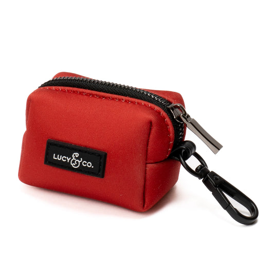 Cherry Red Poop Bag Holder