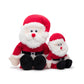 Christmas Santa Floppy Plush Dog Toy