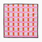 Red Pink Plaid Paw Towel