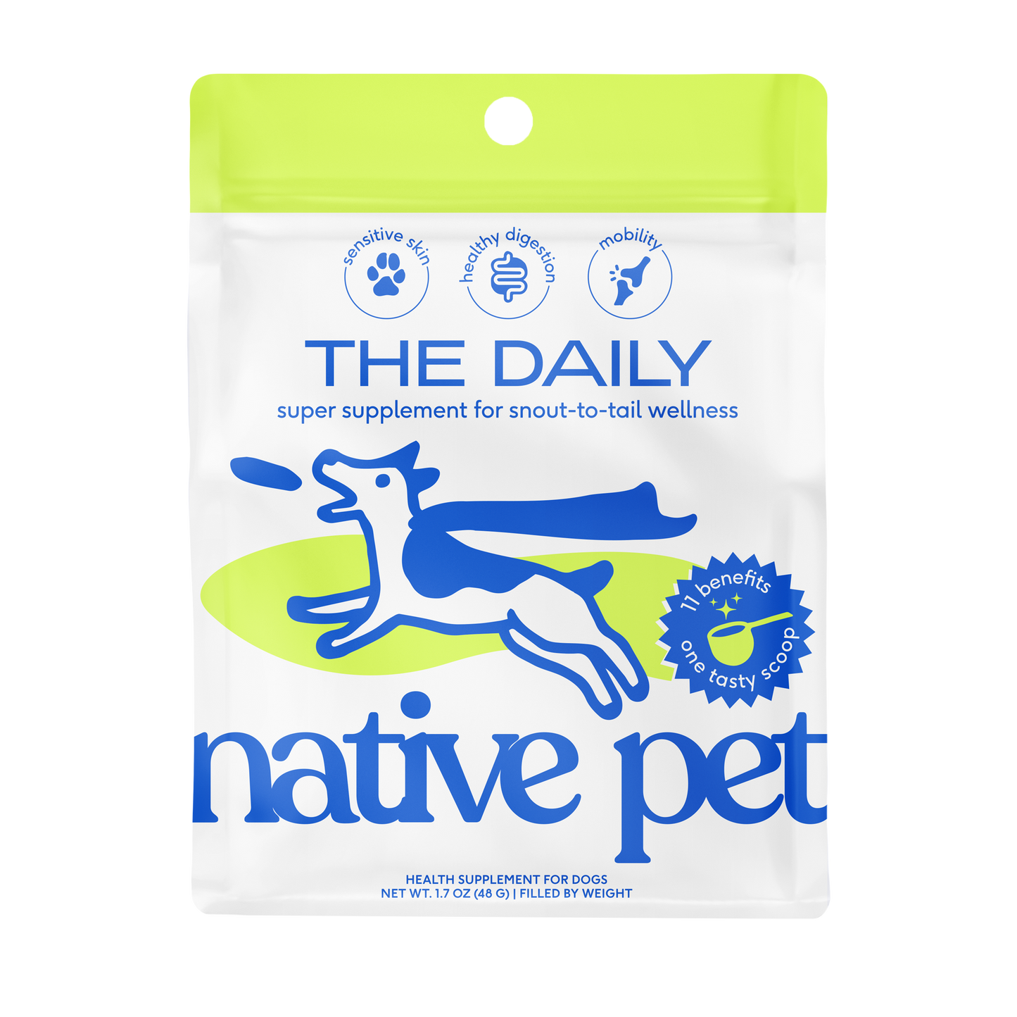 The Daily Powder Supplement, 11-in-1 Multivitamins for Dogs
