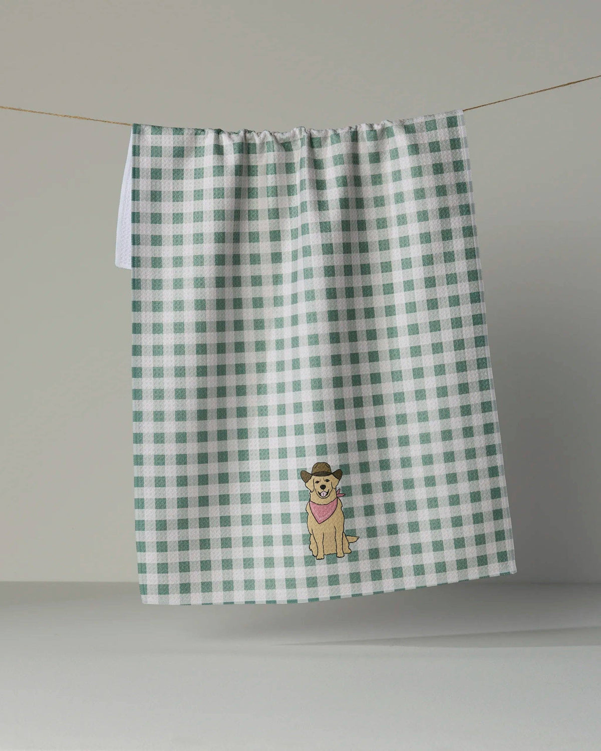Golden Western Tea Towel