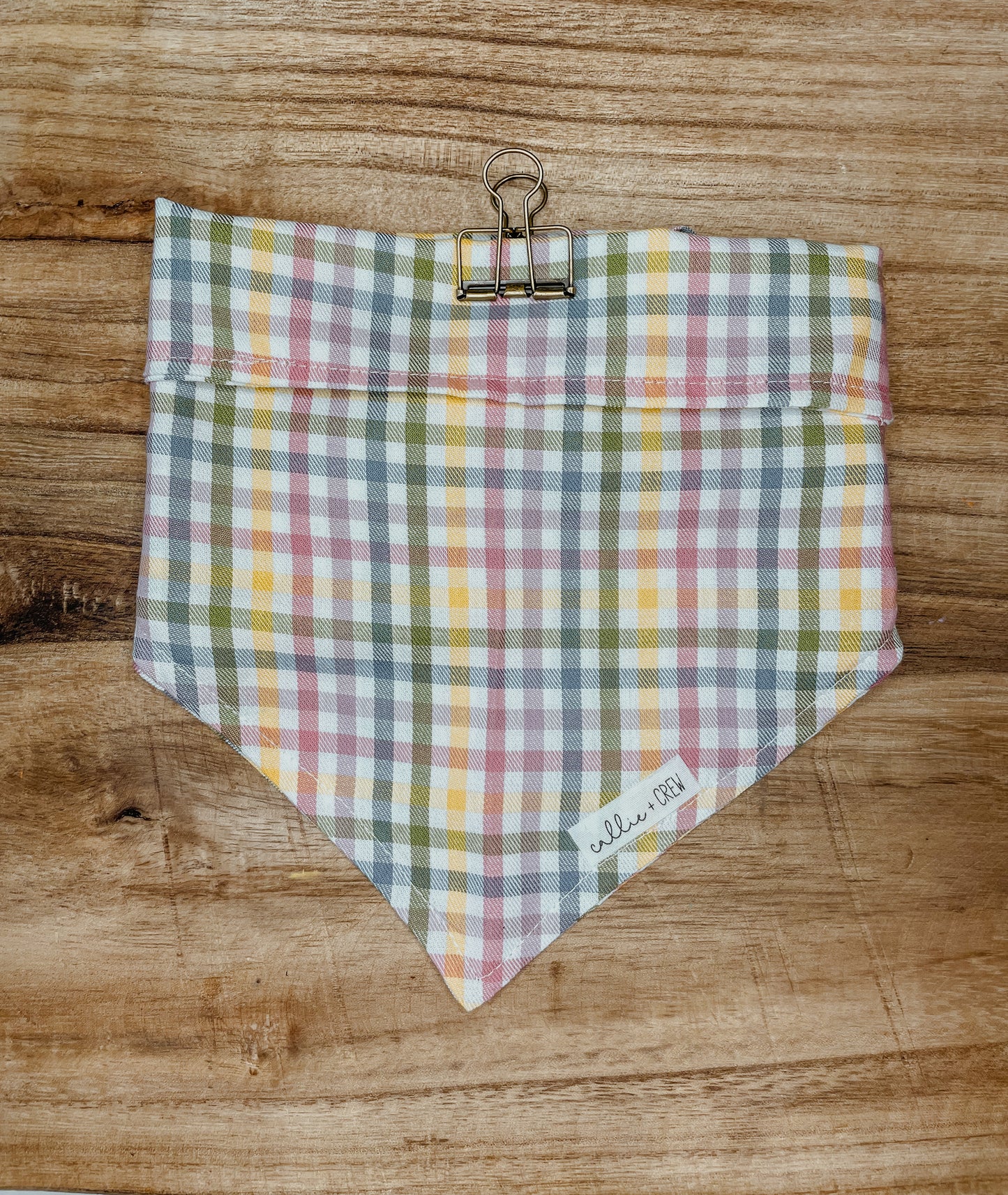 Spring Plaid Bandana