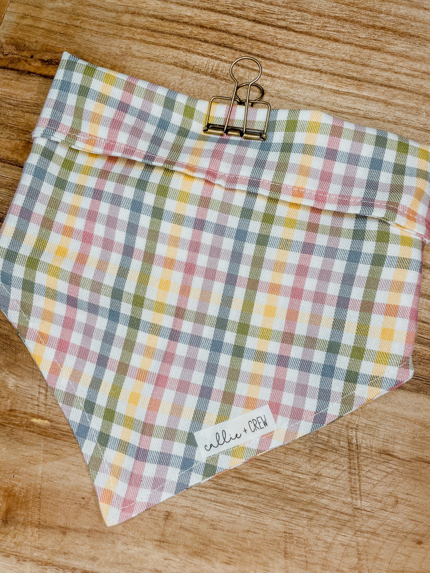 Spring Plaid Bandana