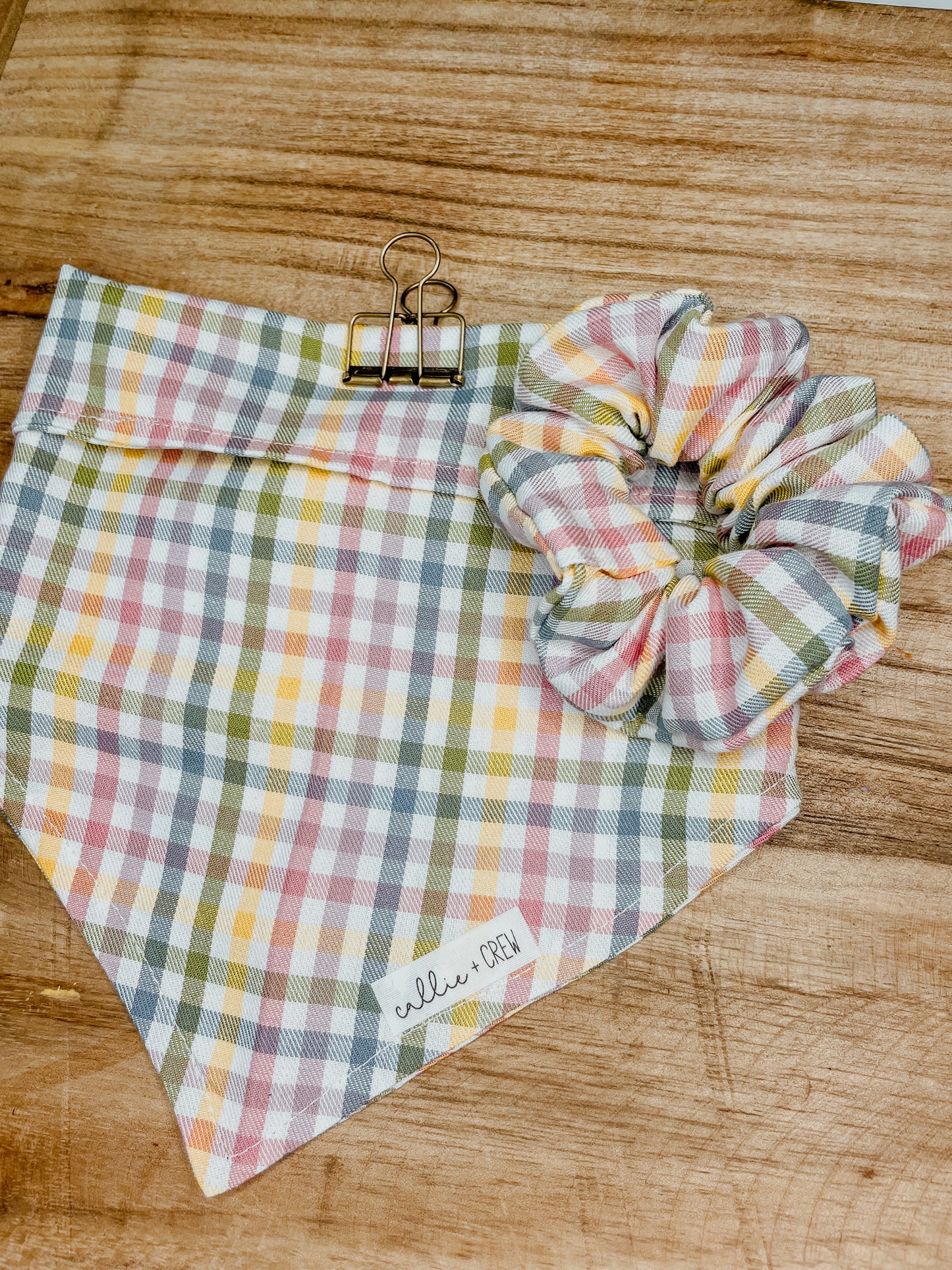 Spring Plaid Bandana