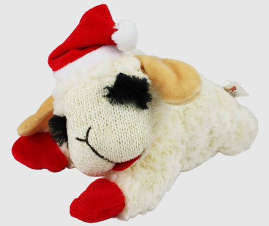 Lamb Chop w- Santa Hat